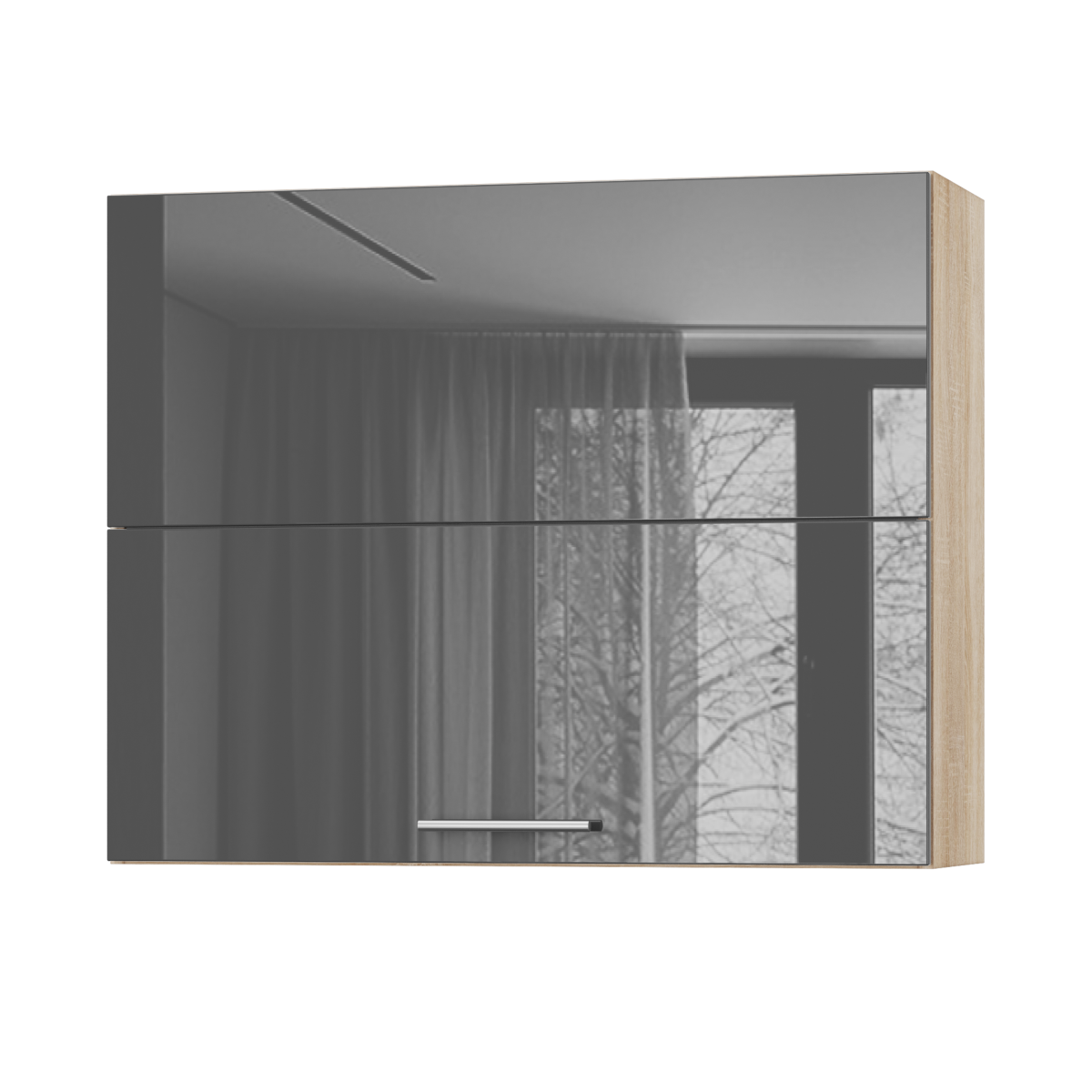 Корпус Стандарт дуб сонома, фасад Стандарт сірий граніт глянець 402.HF 90х72х30