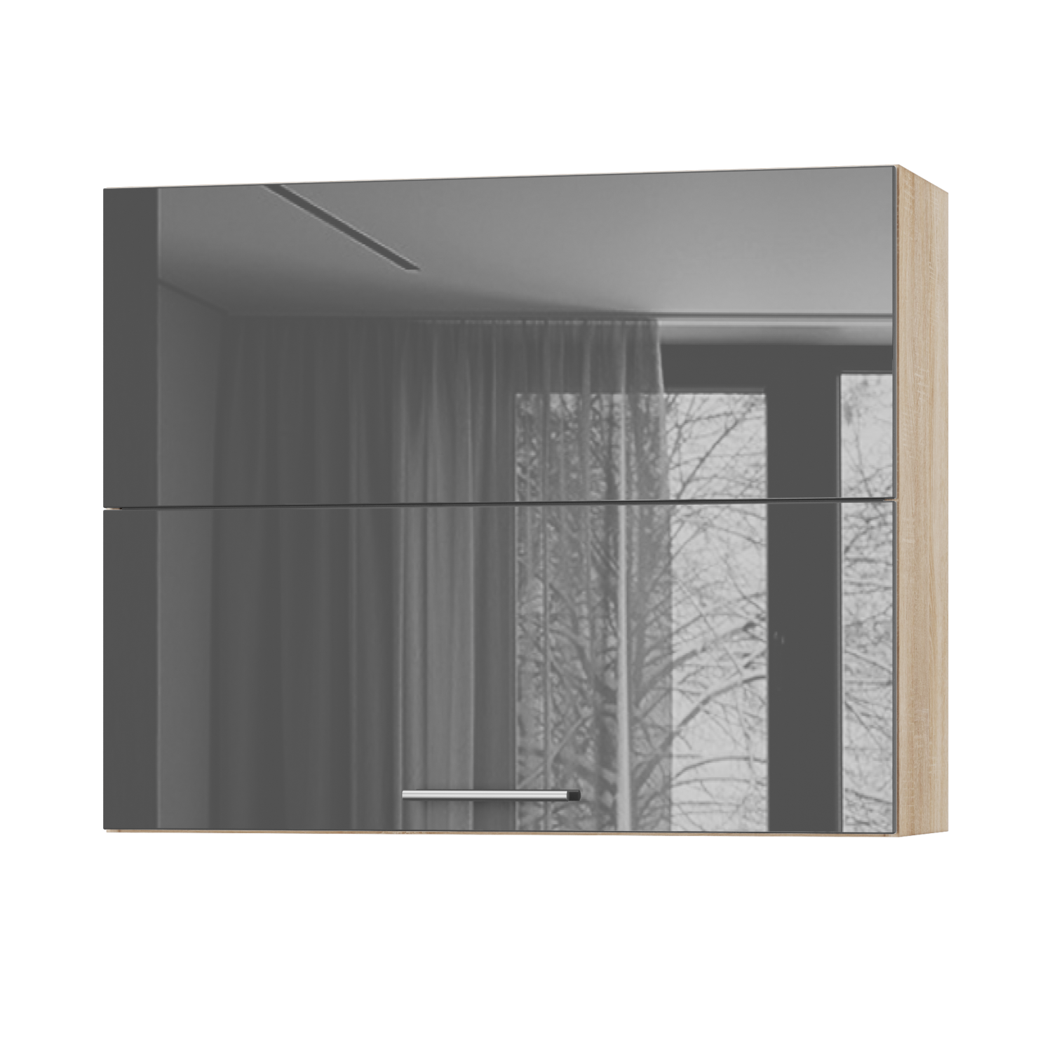 Корпус Стандарт дуб сонома, фасад Стандарт сірий граніт глянець 402.HF 90х72х30