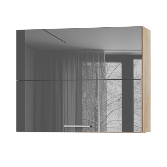 Корпус Стандарт дуб сонома, фасад Стандарт сірий граніт глянець 402.HF 90х72х30