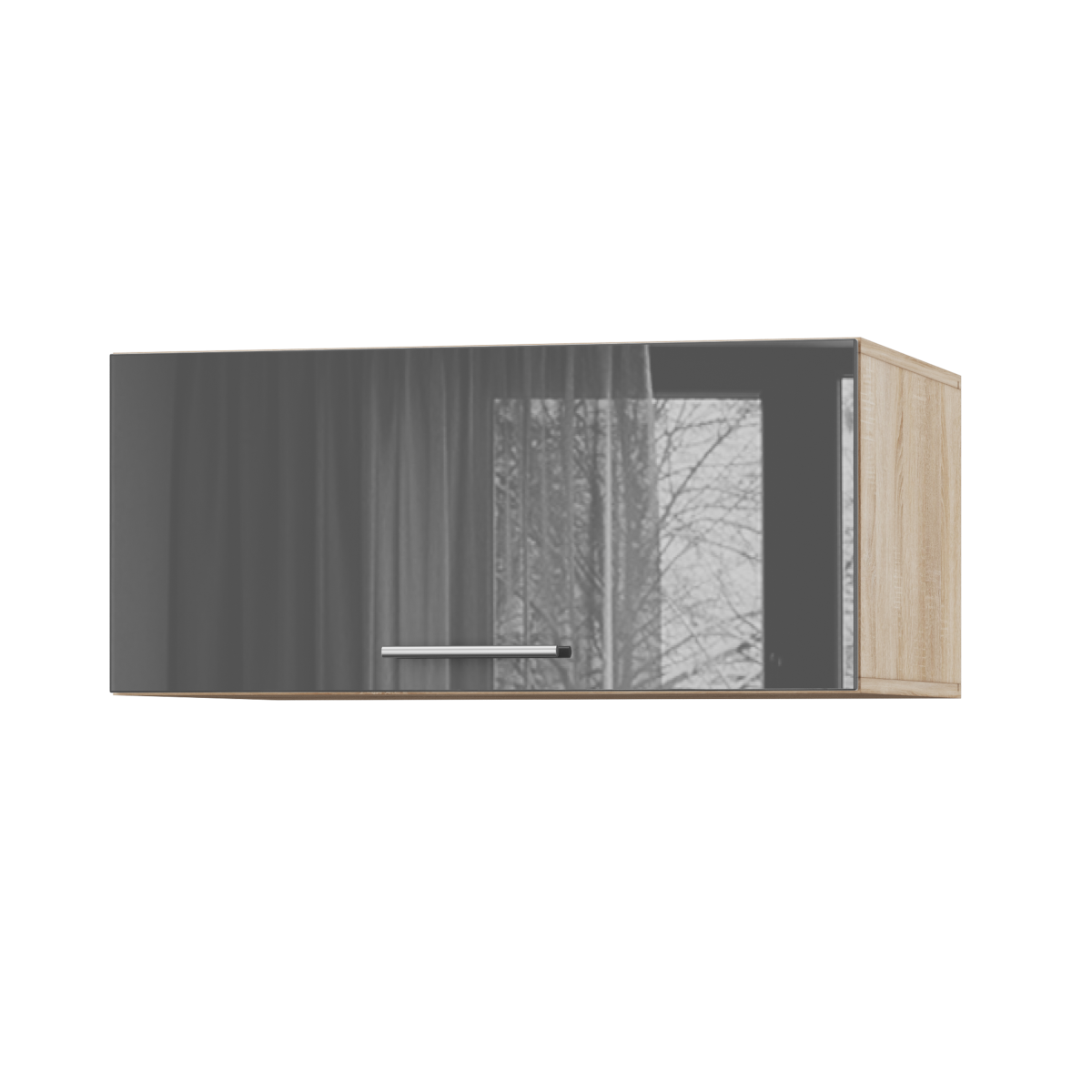 Корпус Стандарт дуб сонома, фасад Стандарт сірий граніт глянець 410.HK-XS 80х36х56