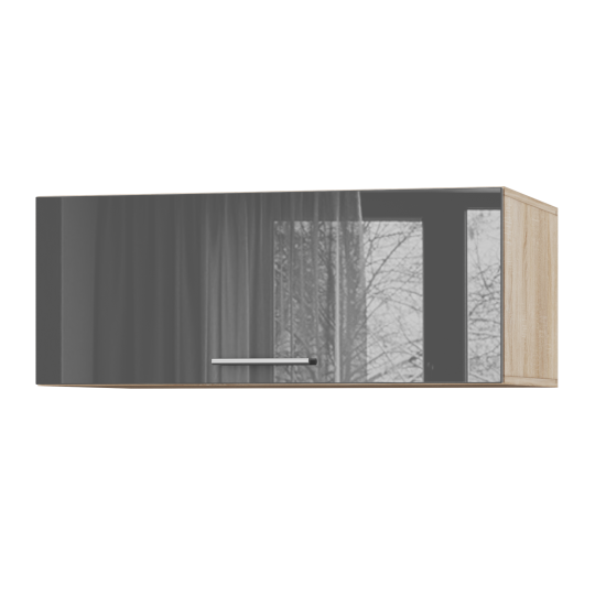 Корпус Стандарт дуб сонома, фасад Стандарт сірий граніт глянець 410.HK-XS 90х36х56