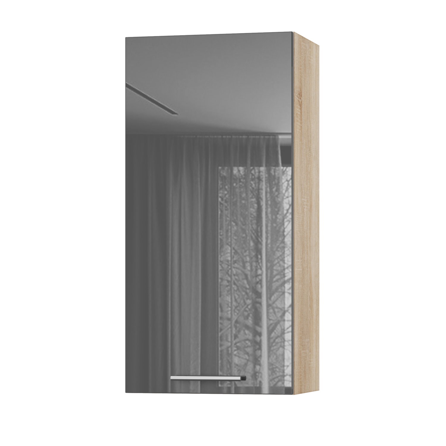 Корпус Стандарт дуб сонома, фасад Стандарт сірий граніт глянець L301 45х93х30