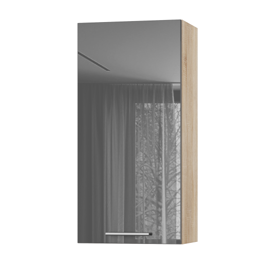 Корпус Стандарт дуб сонома, фасад Стандарт сірий граніт глянець L301 45х93х30