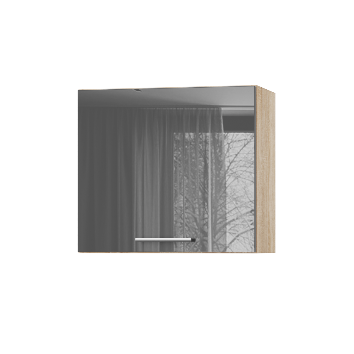 Корпус Стандарт дуб сонома, фасад Стандарт сірий граніт глянець S301 60х54х30 