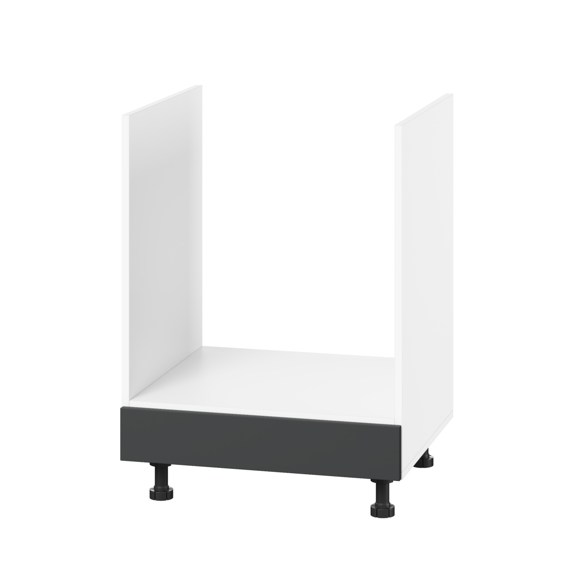 Корпус Стандарт білий, фасад Стандарт елегантний сірий софт 105.F-60х72х52