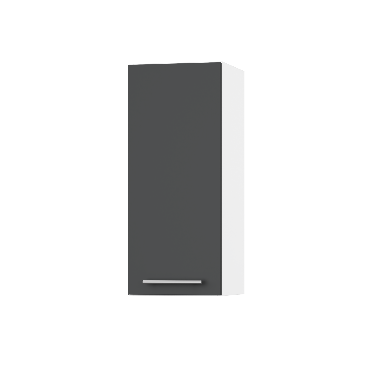 Корпус Стандарт білий, фасад Стандарт елегантний сірий софт 301 30х72х30 Корпус Стандарт білий, фасад Стандарт елегантний сірий софт 301 30х72х30