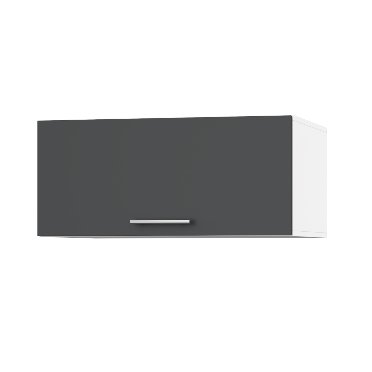 Корпус Стандарт білий, фасад Стандарт елегантний сірий софт 410.HK-XS 80х36х56