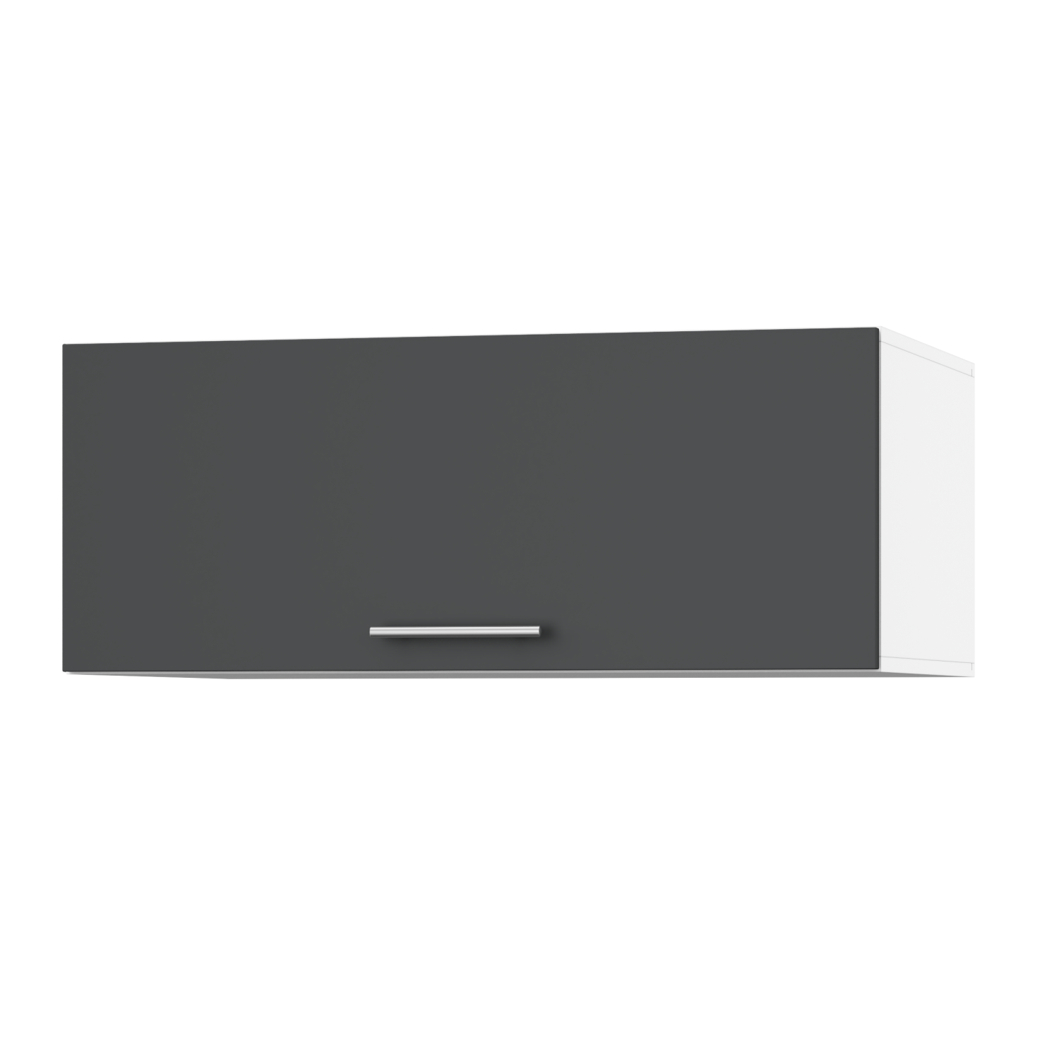 Корпус Стандарт білий, фасад Стандарт елегантний сірий софт 410.HK-XS 90х36х56