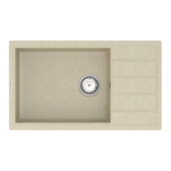 Кухонна мийка VANKOR Easy EMP 02.76 XL Beige + сифон VANKOR