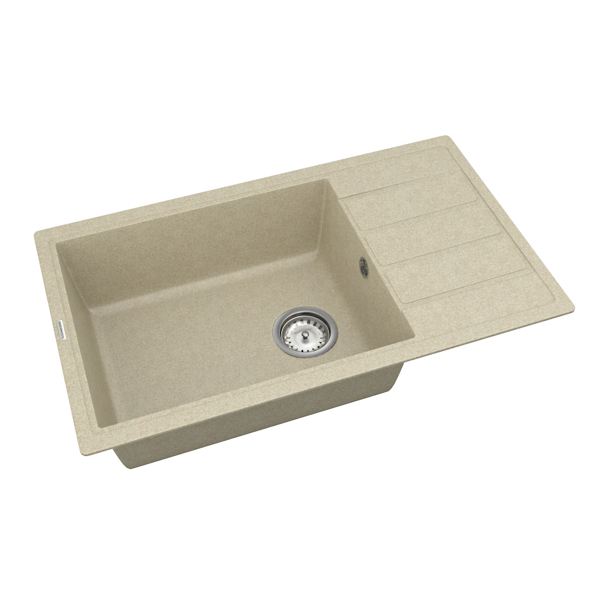 Кухонна мийка VANKOR Easy EMP 02.76 XL Beige + сифон VANKOR