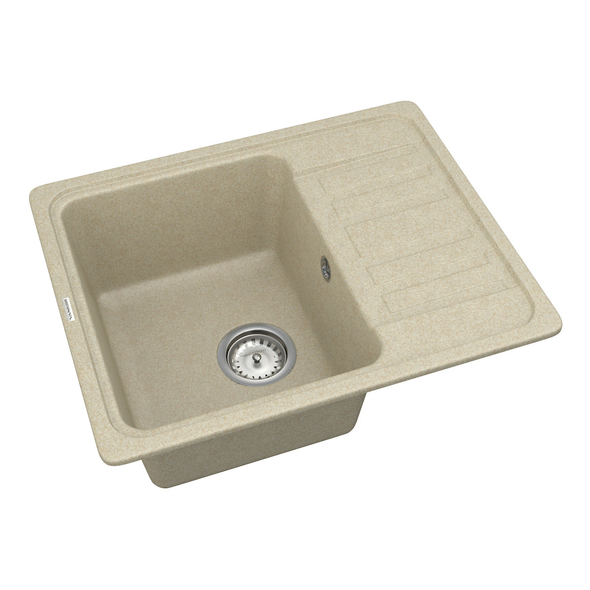 Кухонна мийка VANKOR Hope HMP 02.57 Beige + сифон VANKOR