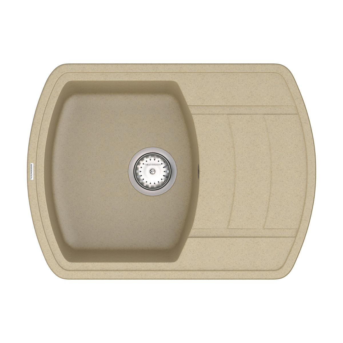 Кухонна мийка VANKOR Norton NMP 02.67 Safari + сифон VANKOR