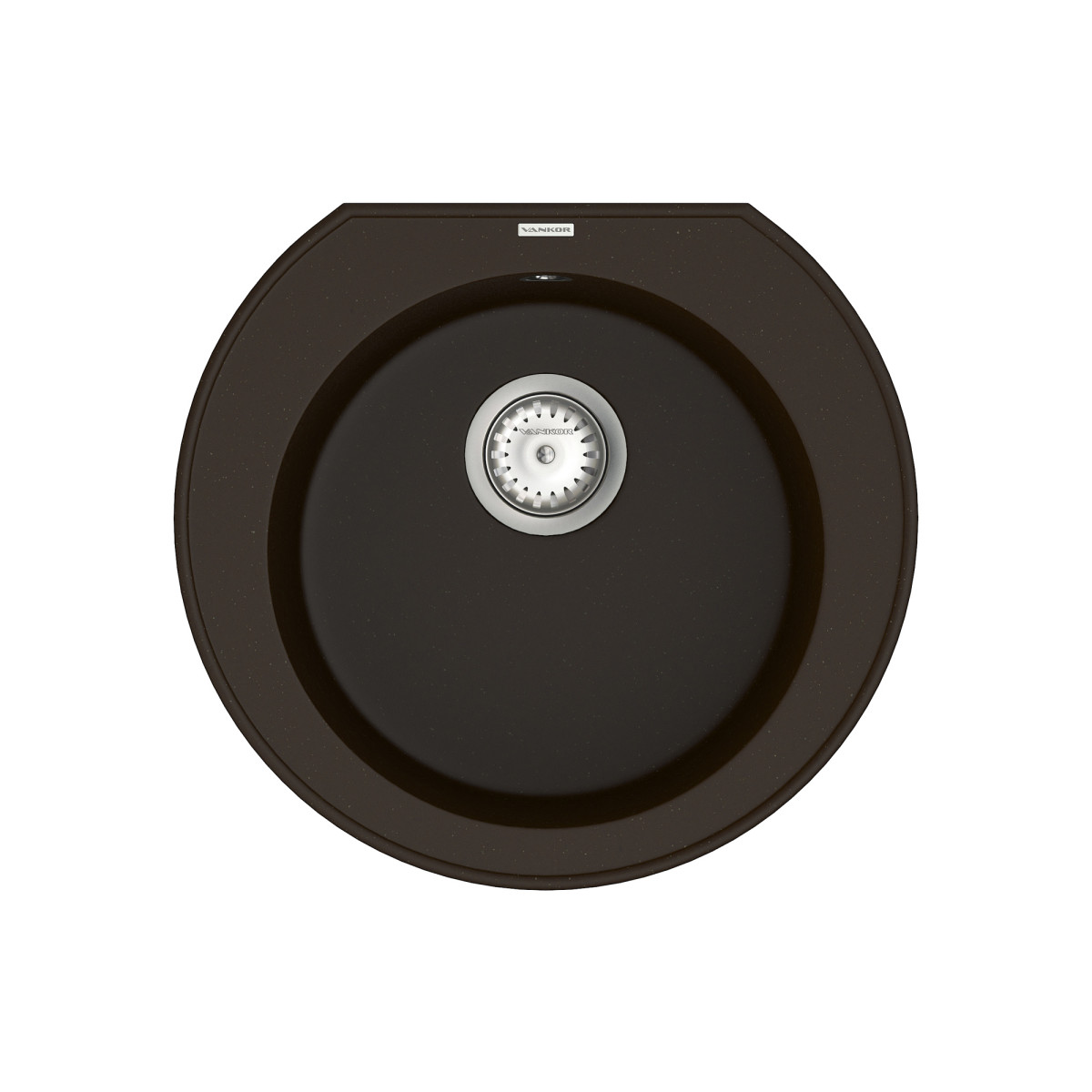 Кухонна мийка VANKOR Kres KMR 01.52 Chocolate + сифон VANKOR