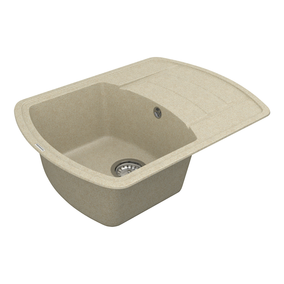 Кухонна мийка VANKOR Norton NMP 02.67 Beige + сифон VANKOR