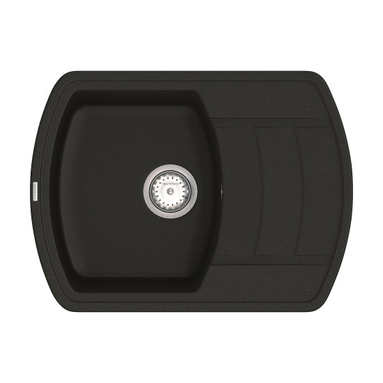 Кухонна мийка VANKOR Norton NMP 02.67 Black + сифон VANKOR