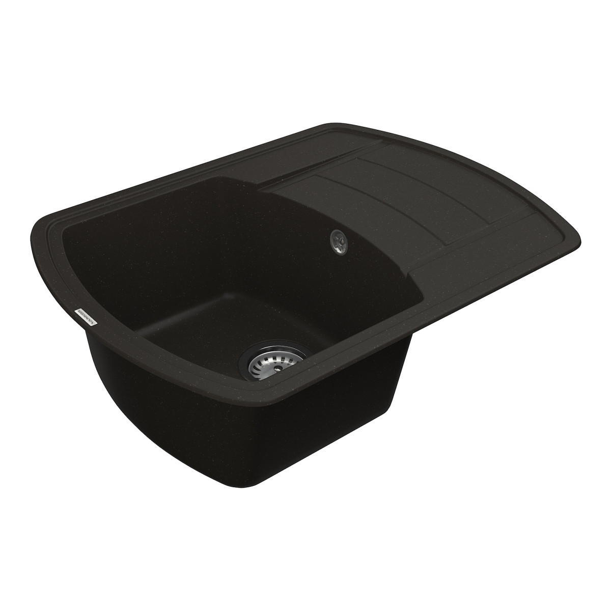 Кухонна мийка VANKOR Norton NMP 02.67 Black + сифон VANKOR