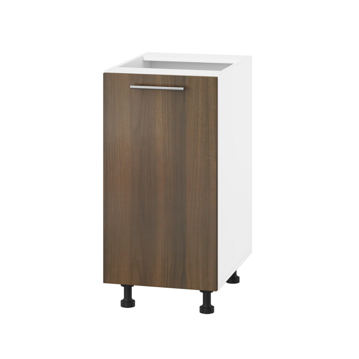 Корпус Стандарт білий, фасад Стандарт орех темный 101 40х72х52