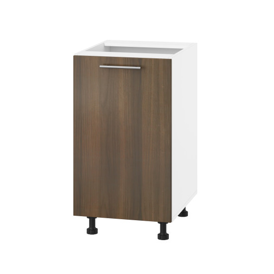 Корпус Стандарт білий, фасад Стандарт горіх темний 101 45х72х52