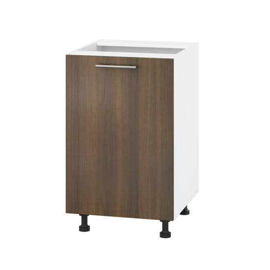 Корпус Стандарт білий, фасад Стандарт горіх темний 101 50х72х52