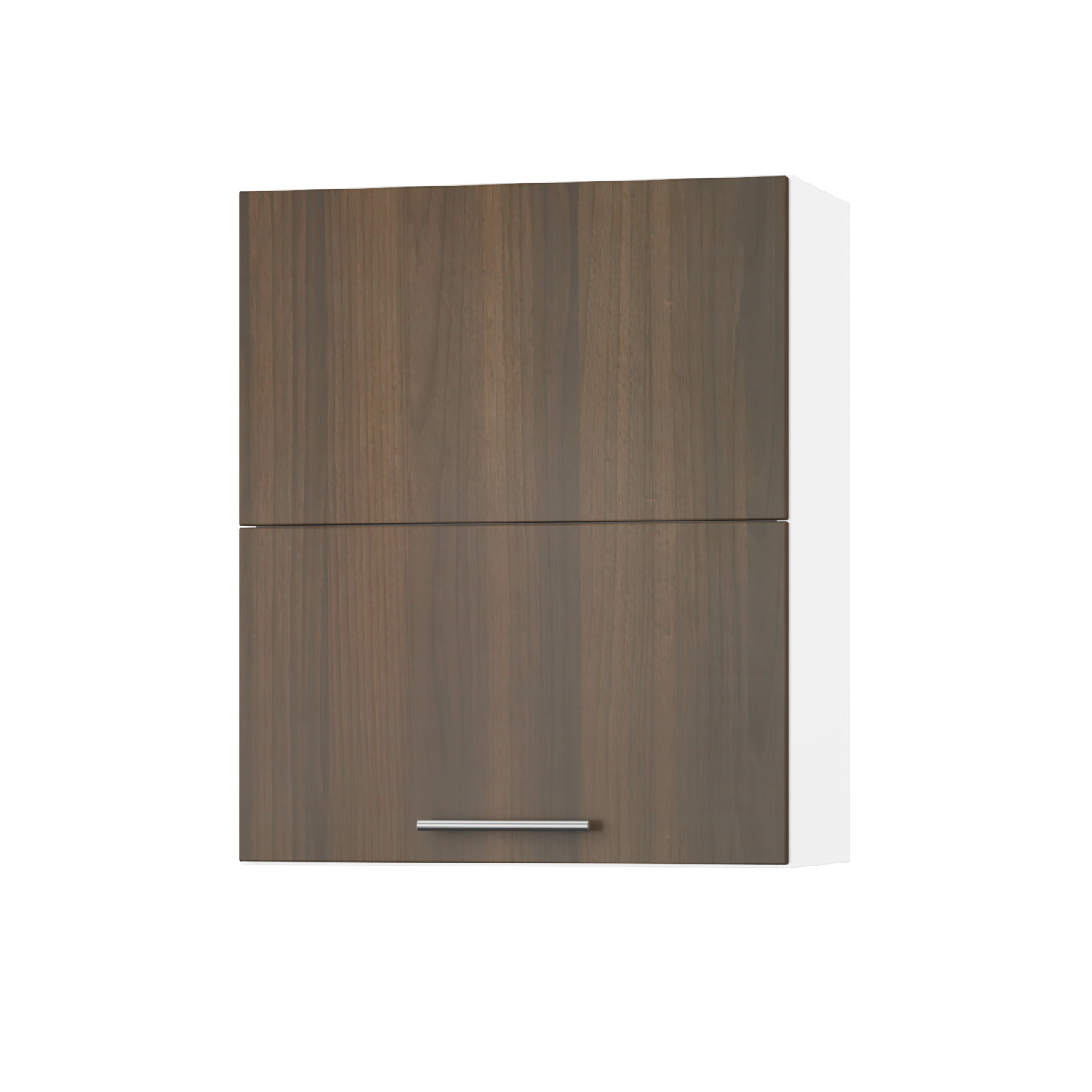Корпус Стандарт білий, фасад Стандарт горіх темний 402.HF 60х72х30