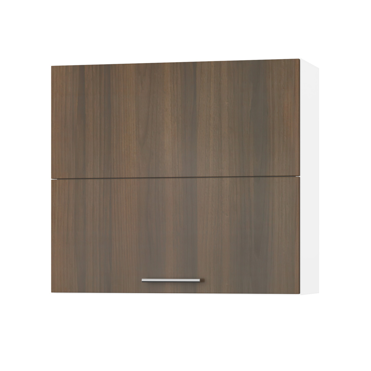 Корпус Стандарт білий, фасад Стандарт горіх темний 402.HF 80х72х30