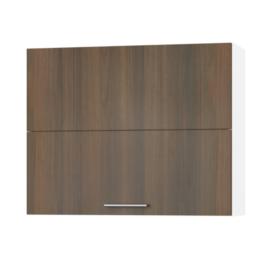 Корпус Стандарт білий, фасад Стандарт горіх темний 402.HF 90х72х30