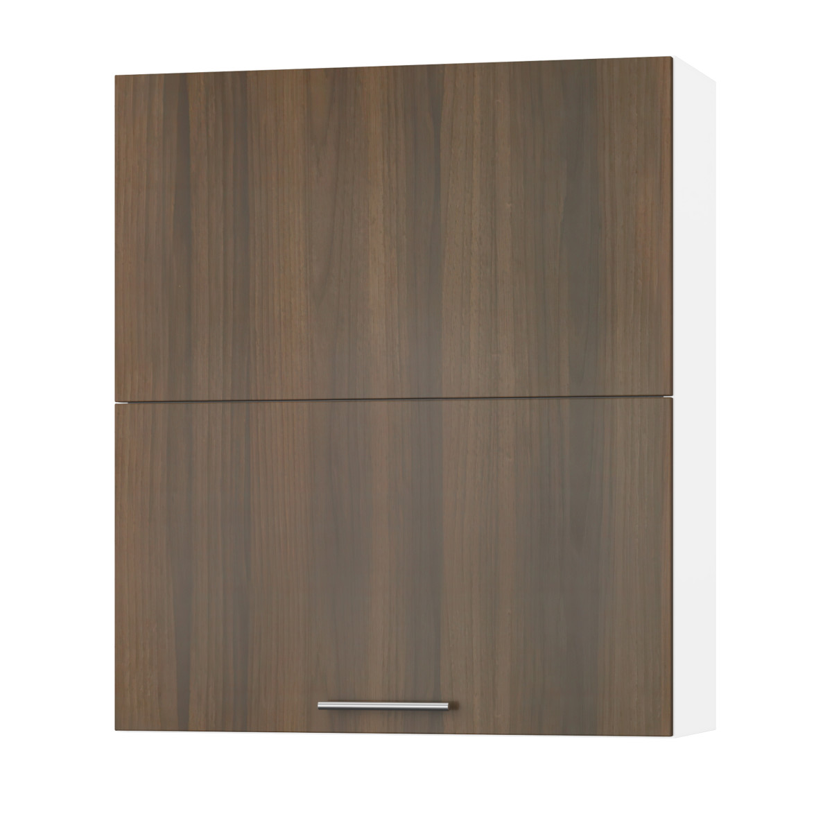 Корпус Стандарт білий, фасад Стандарт горіх темний L402.HF 80х93х30