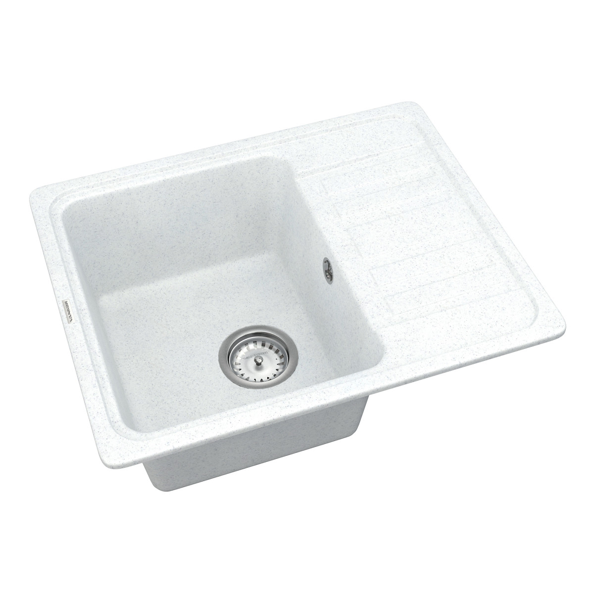 Кухонна мийка VANKOR Hope HMP 02.57 White stone + сифон VANKOR Кухонна мийка VANKOR Hope HMP 02.57 White stone + сифон VANKOR