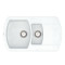 Кухонна мийка VANKOR Norton NMP 04.86 White stone + сифон VANKOR