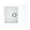 Кухонна мийка VANKOR Orman OMP 02.61 White stone + сифон VANKOR