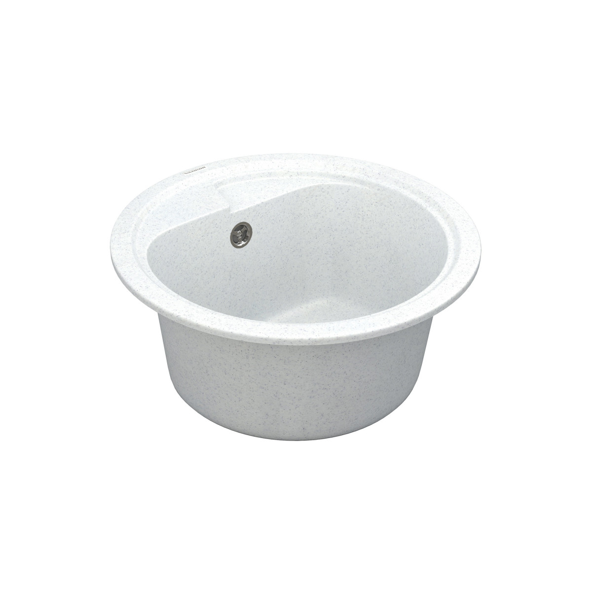 Кухонна мийка VANKOR Polo PMR 01.44 White stone + сифон VANKOR