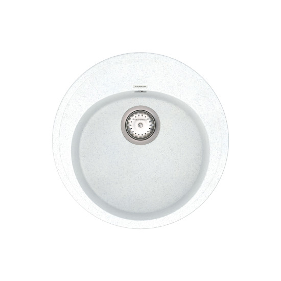 Кухонна мийка VANKOR Sity SMR 01.50 White stone + сифон VANKOR