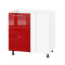 Корпус Стандарт білий, фасад Стандарт червоний глянець 103 80-100х72х52