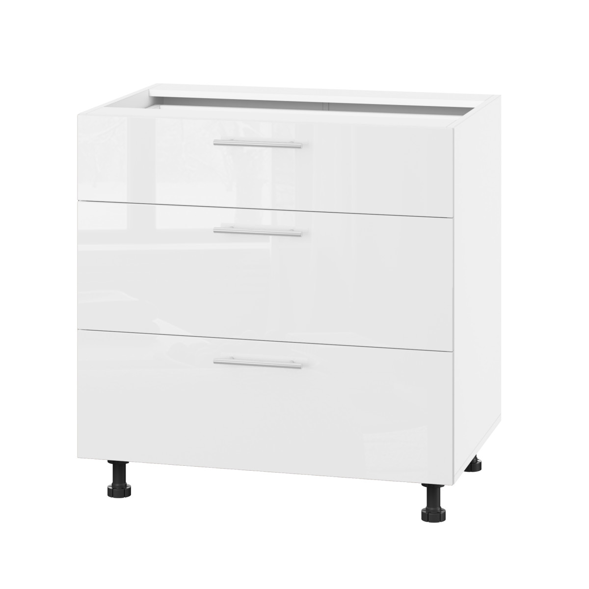 Корпус Стандарт білий, фасад Стандарт білий глянець 131Q. 80х72х52